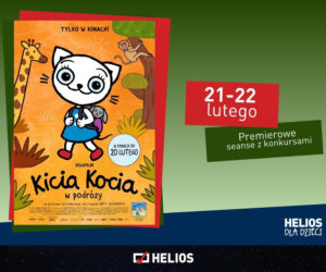 „Kicia Kocia w podróży” – premierowe seanse dla dzieci z konkursami w Heliosie