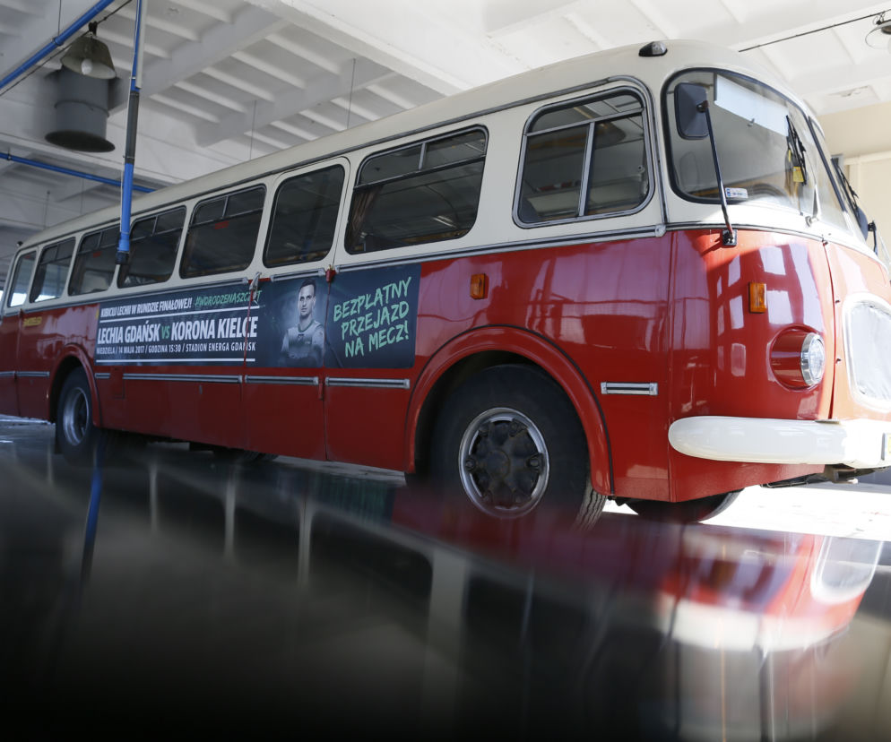 Autobus na mecz Lechii Gdańsk
