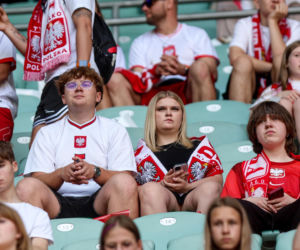 Polska - Ukraina. Tłumy kibiców na trybunach. Znajdź się na zdjęciu!