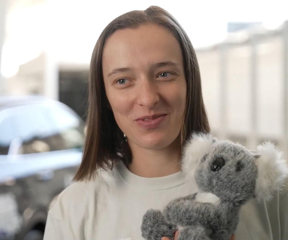 Iga Świątek na lotnisku w Sydney