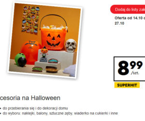 Halloween w Biedronce
