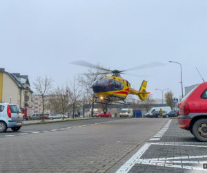 Koszmarny wypadek w Oleśnicy. Mężczyzna spadł ze schodów, zginął na miejscu