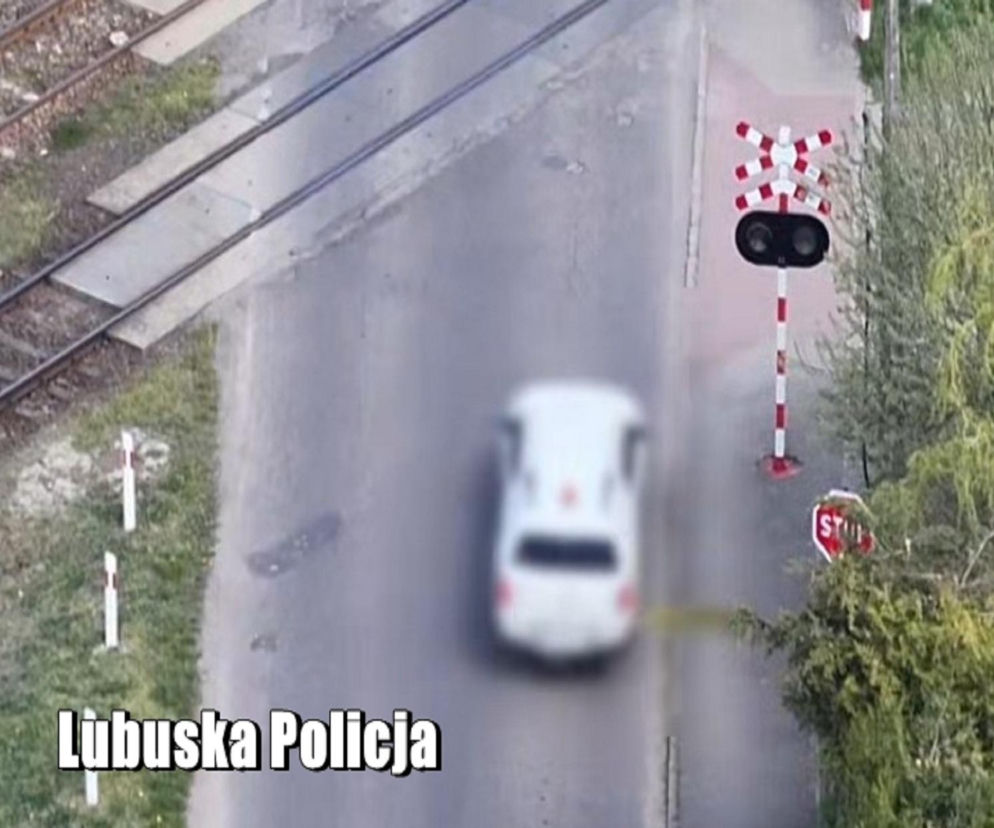 gorzów przejazd policja Strzelca 1