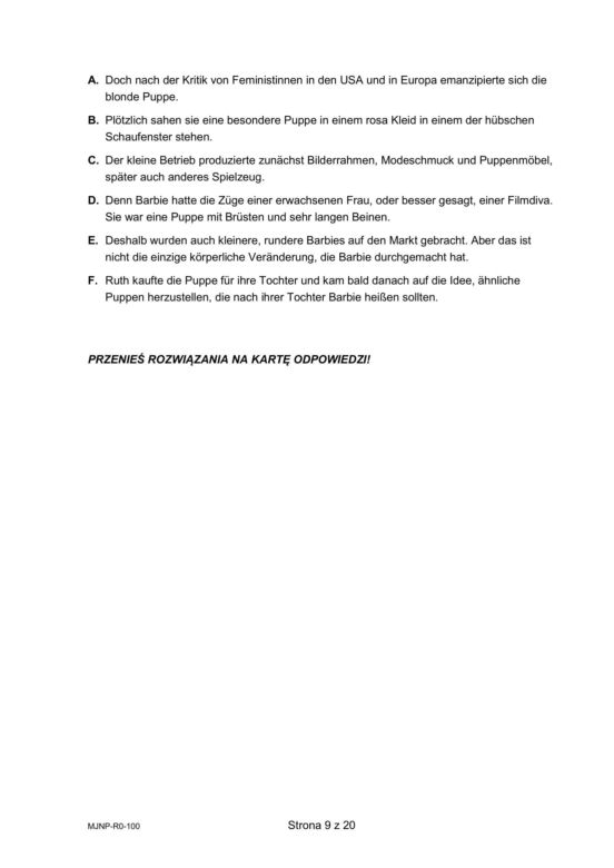 Matura 2026 NIEMIECKI rozszerzony: Arkusze CKE i odpowiedzi - sprawdź, czy zdałeś! 12.05.2026