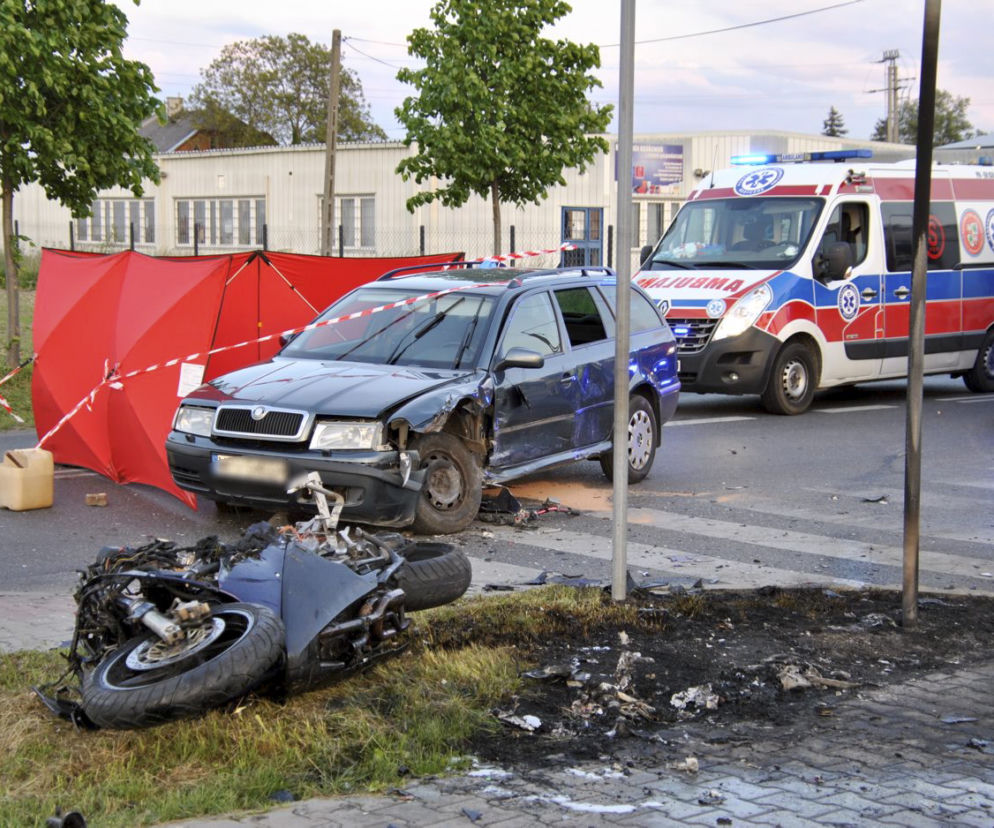 Tragedia w Ożarowie Mazowieckim. Motocyklista zginął na miejscu