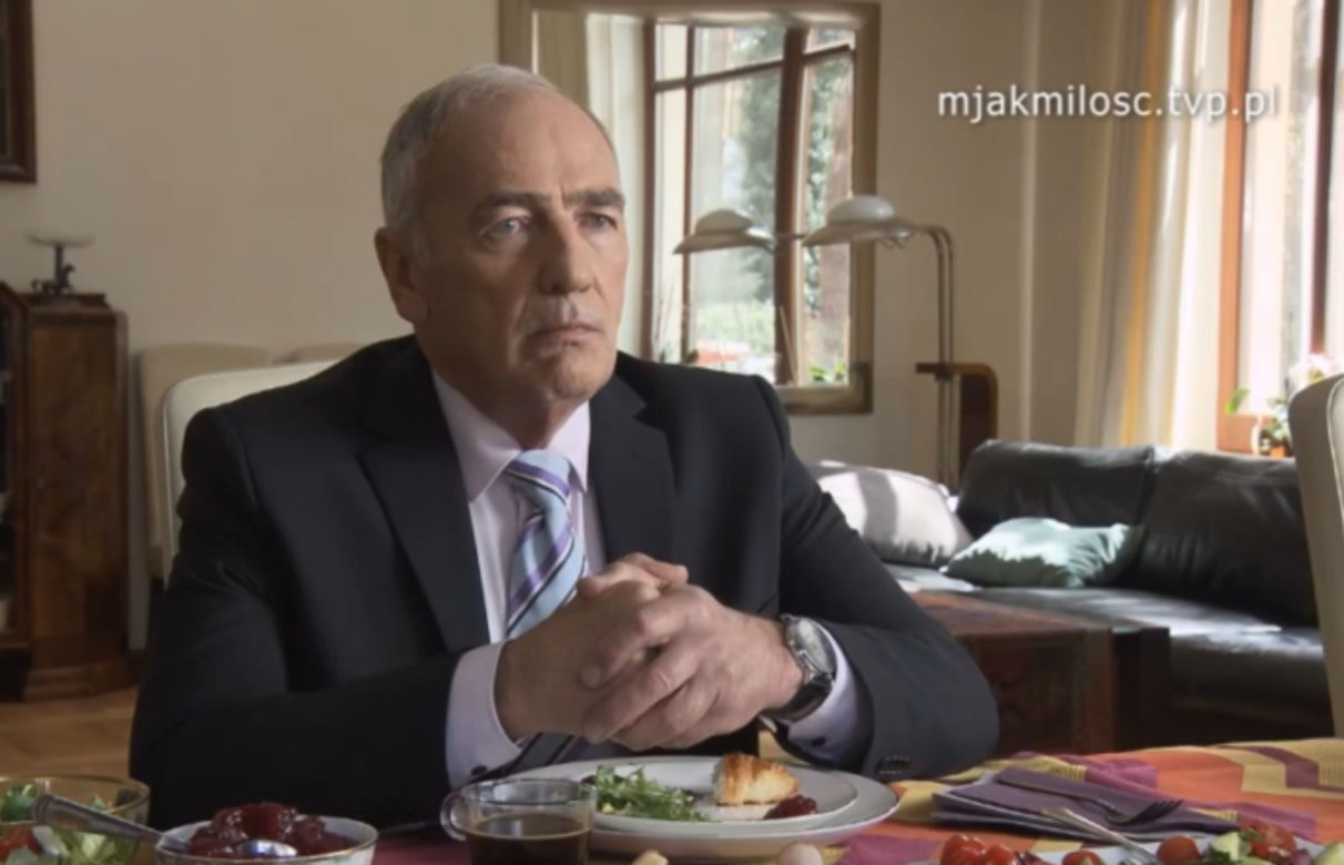 M jak miłość. Jerzy Argasiński (Karol Strasburger)