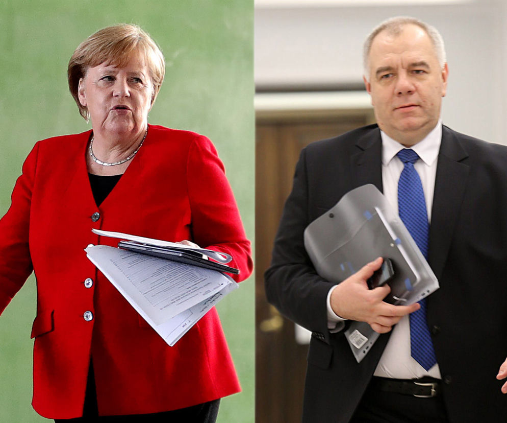 Angela Merkel, Jacek Sasin