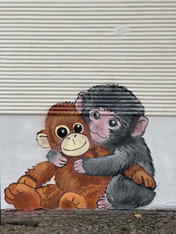 Artysta namalował mural z małpką Punch i wpadł w kłopoty! Zaskakujący finał