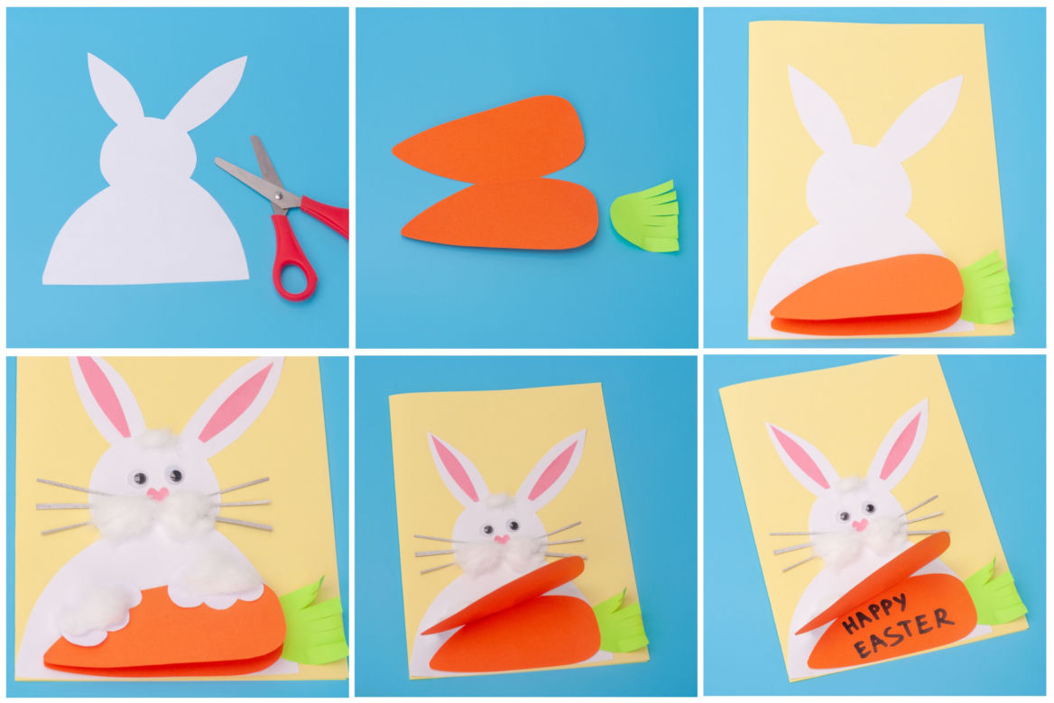 Kartka wielkanocna DIY. Zainspiruj się i zrób to sam (albo z dzieckiem)!