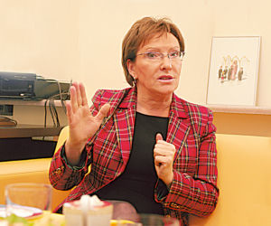 Ewa Kopacz w Super Expressie
