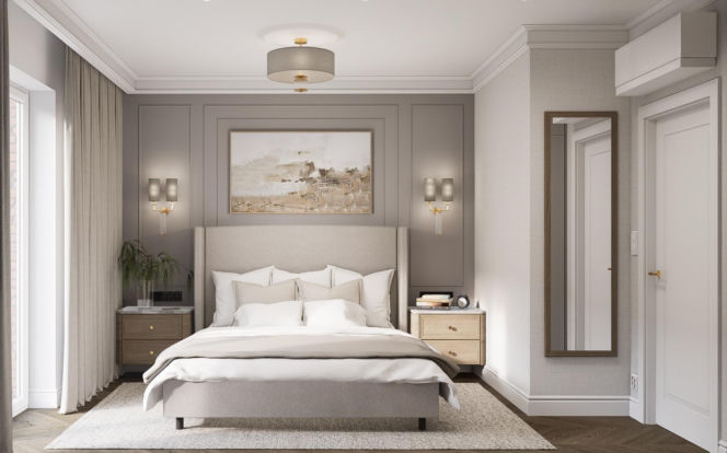 Kaszmirowe mieszkanie w gdańsku - projekt Renata Michałowicz