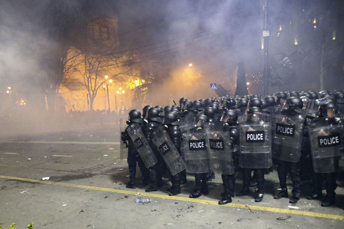 Protesty w Gruzji