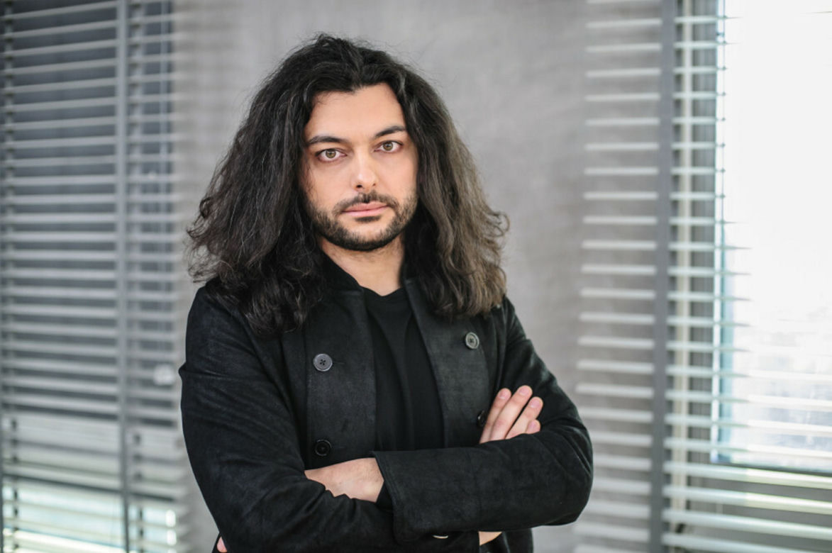 Riad Haidar z dziećmi