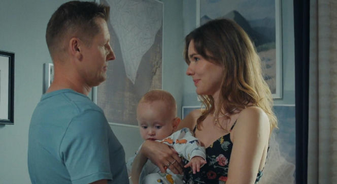 M jak miłość odc. 1901. Franka (Dominika Kachlik), Antoś (Mark Myronenko), Paweł (Rafał Mroczek)