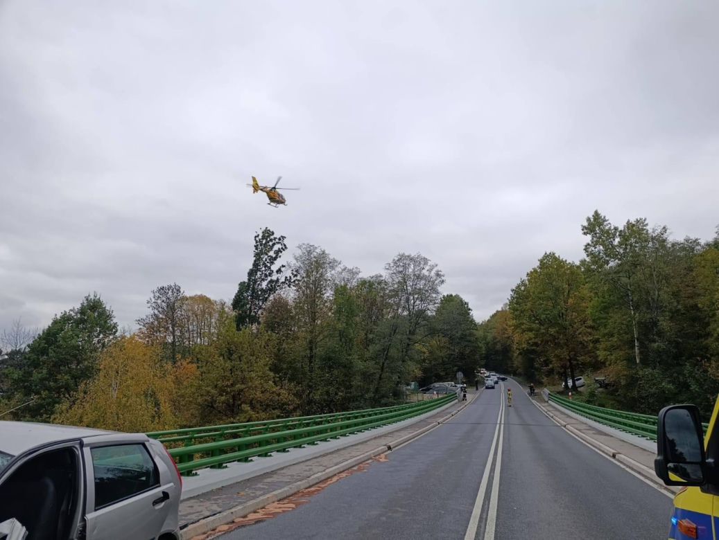 Wypadek w Żywcu