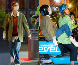 Bella Hadid na skuterze elektrycznym