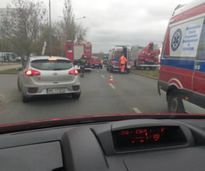 Wypadek na ul. Szafera