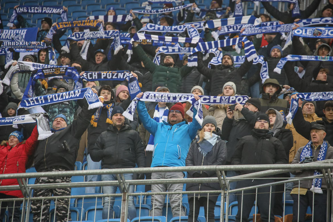 Tak bawili się kibice na meczu Lech Poznań - Piast Gliwice