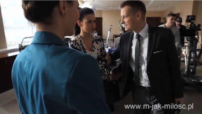 M jak miłość po wakacjach 2013. Iza (Sandra Staniszewska), Piotr (Marcin Mroczek)