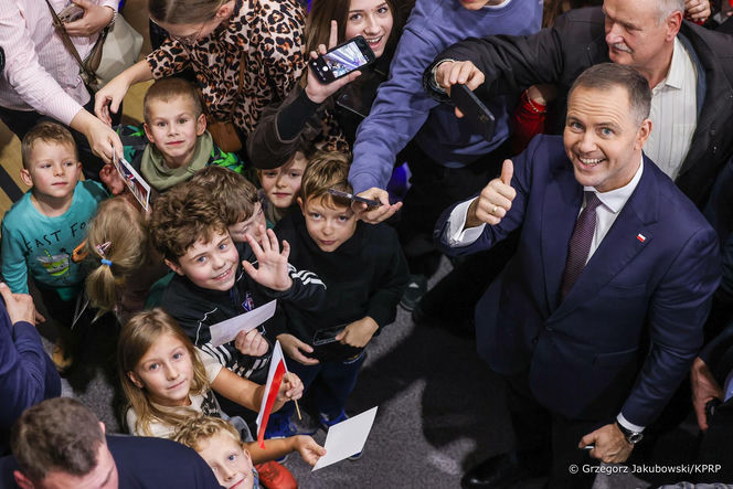 Prezydeny Nawrocki w Mińsku Mazowieckim