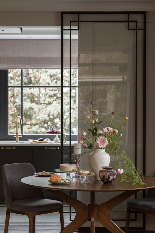 Jadalnia w stylu modern classic