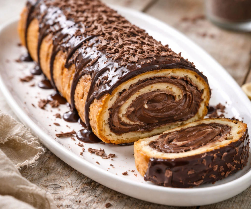 Rolada eklerowa – ciasto parzone w nowej formie. Krem jest tak jedwabisty, że znika pierwszy