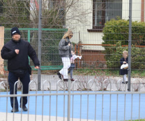 Kasia Tusk z córkami z koszyczkiem przyjechali do Donalda