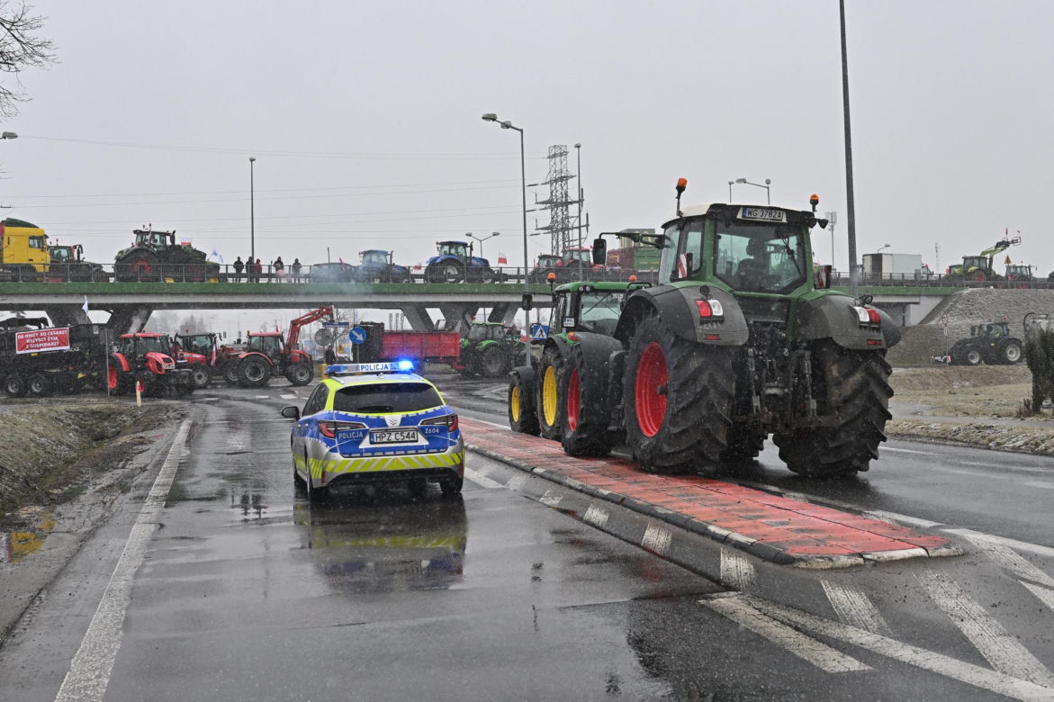 Mińsk Mazowiecki. Ogólnopolski protest rolników