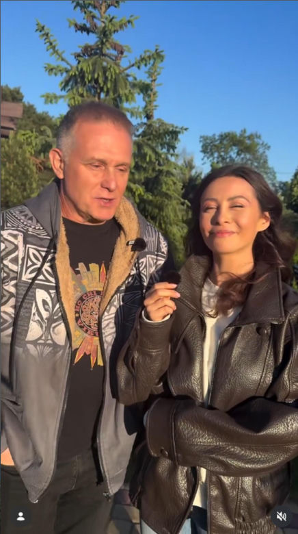 M jak miłość nowy sezon na planie. Joanna (Dominika Sakowicz), Artur Rogowski (Robert Moskwa)