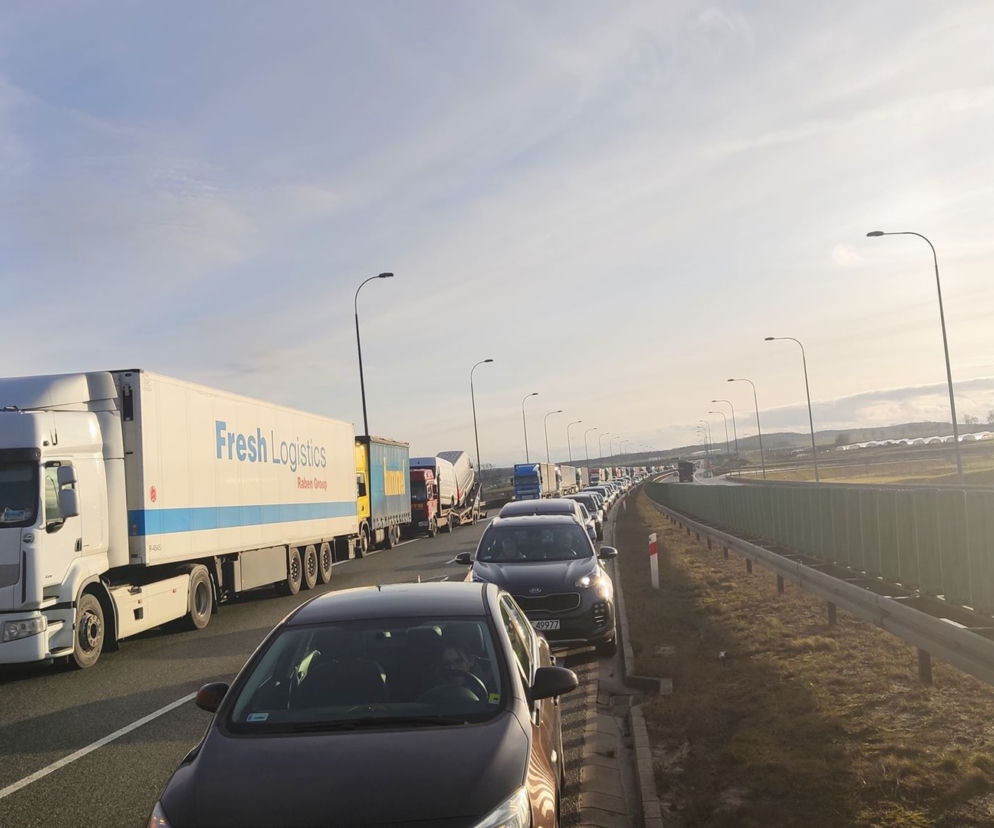 Korytarz życia na autostradzie A1 [ZDJĘCIA]