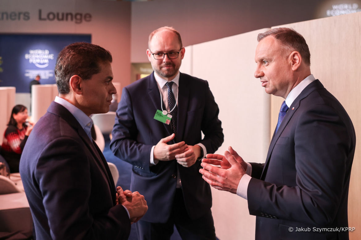 Andrzej Duda rządzi w Davos
