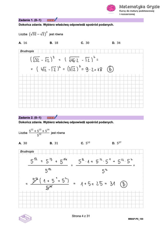 Matura 2025 - matematyka