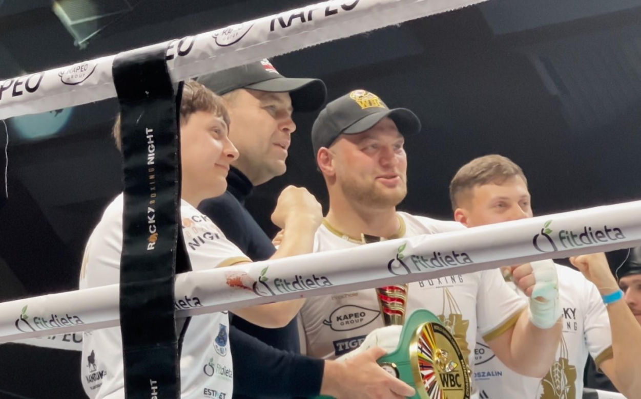 Karol Nawrocki na gali Rocky Boxing Night w Sopocie