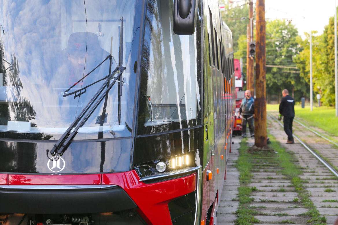 21. tramwaj Moderus Gamma dotarł do Łodzi