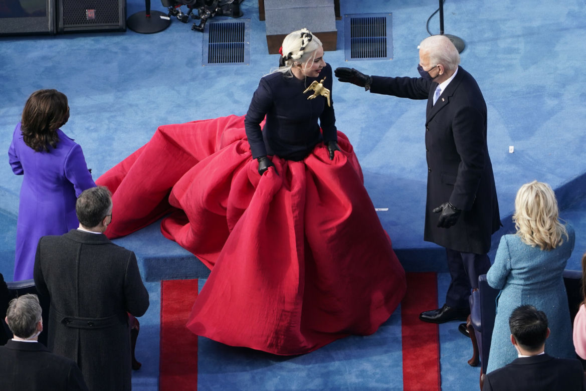 Lady Gaga na inauguracji Joe Bidena