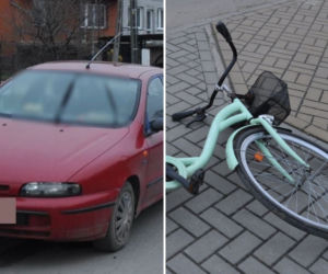 Turobin: Potrącił rowerzystkę i… próbował uciec! 73-latka złapał policjant z Warszawy [ZDJĘCIA]