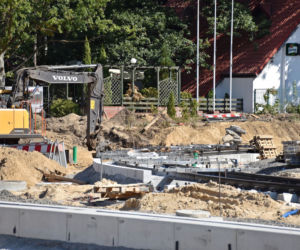 Budowa węzła Głębokie - sierpień 2020