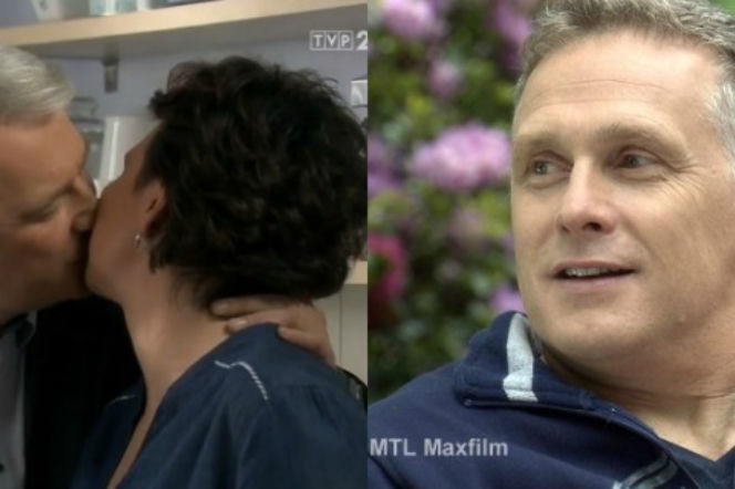 M jak miłość. Marysia (Małgorzata Pieńkowska), Robert Bilski (Zbigniew Stryj), Artur (Robert Moskwa)