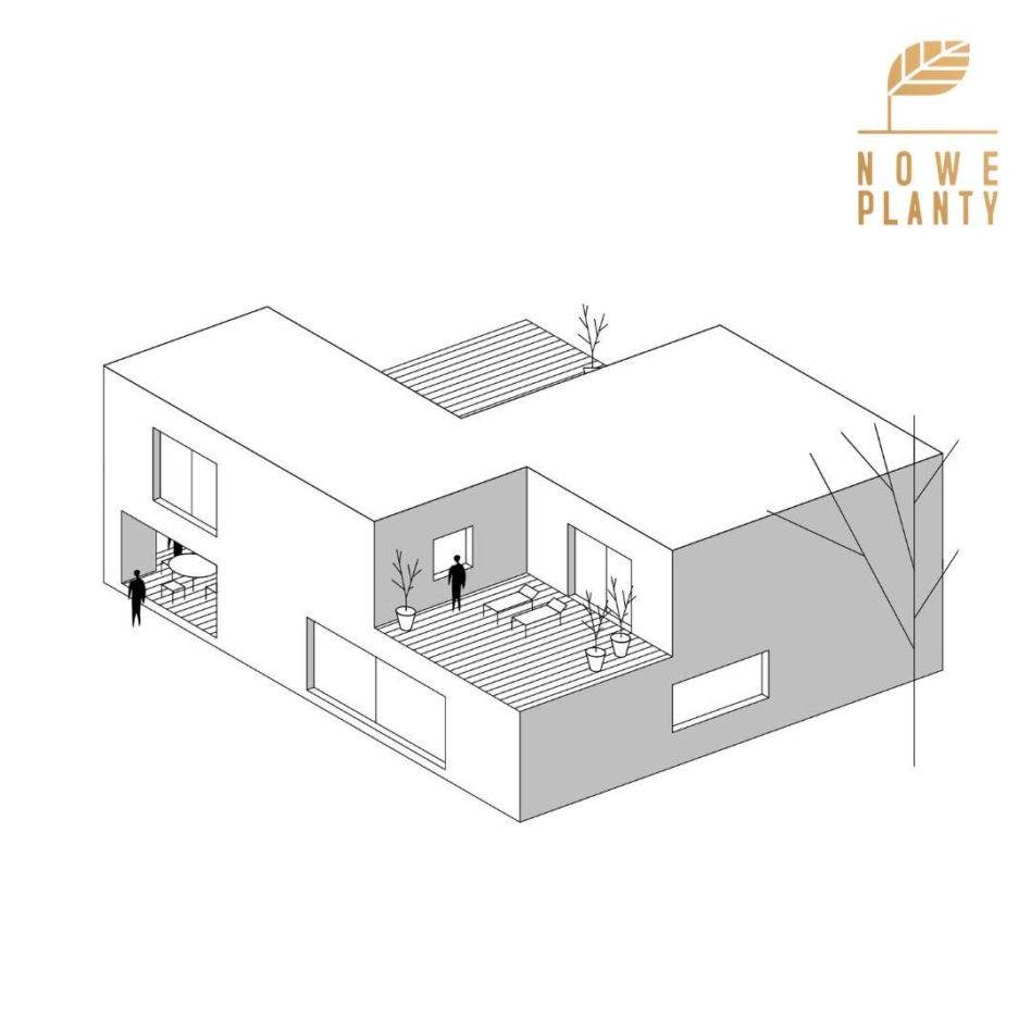 Projekt domu na osiedlu Nowe Planty