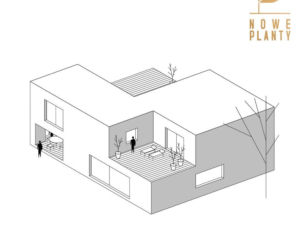 Projekt domu na osiedlu Nowe Planty