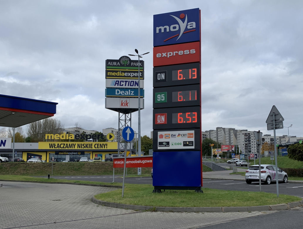Stacja Moya w Sosnowcu przy ul. Staszica