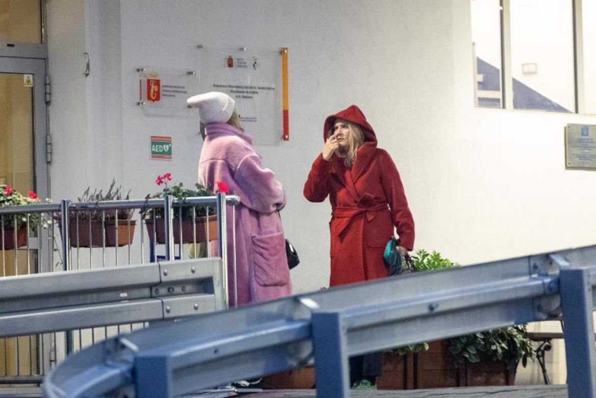 Grażyna Szapołowska w  szpitalu