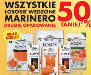  łosoś wędzony 50 proc. taniej