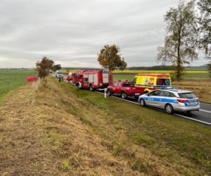 Wypadek na DK 25! Nie żyje jedna osoba [GALERIA]