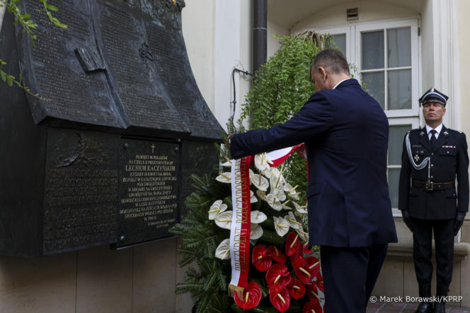 Karol Nawrocki na dożynkach