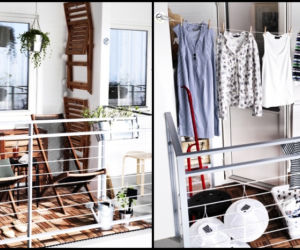 Mały balkon w odsłonie relaksacyjnej i praktycznej