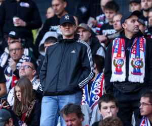 Zdjęcia kibiców i zawodników z derbów Górnego Śląska