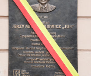 Odsłonięto tablicę upamiętniającą powstańca warszawskiego „Jura”