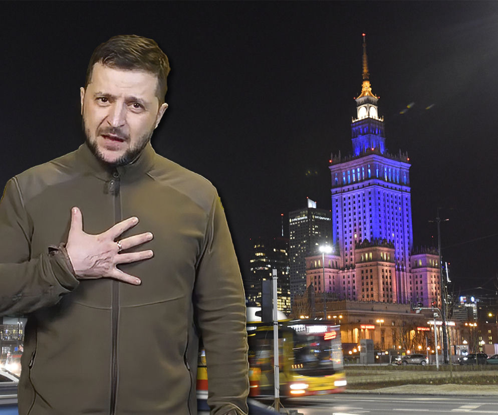 Wołodymyr Zełenski opublikował wzruszający film. Jest w nim Warszawa