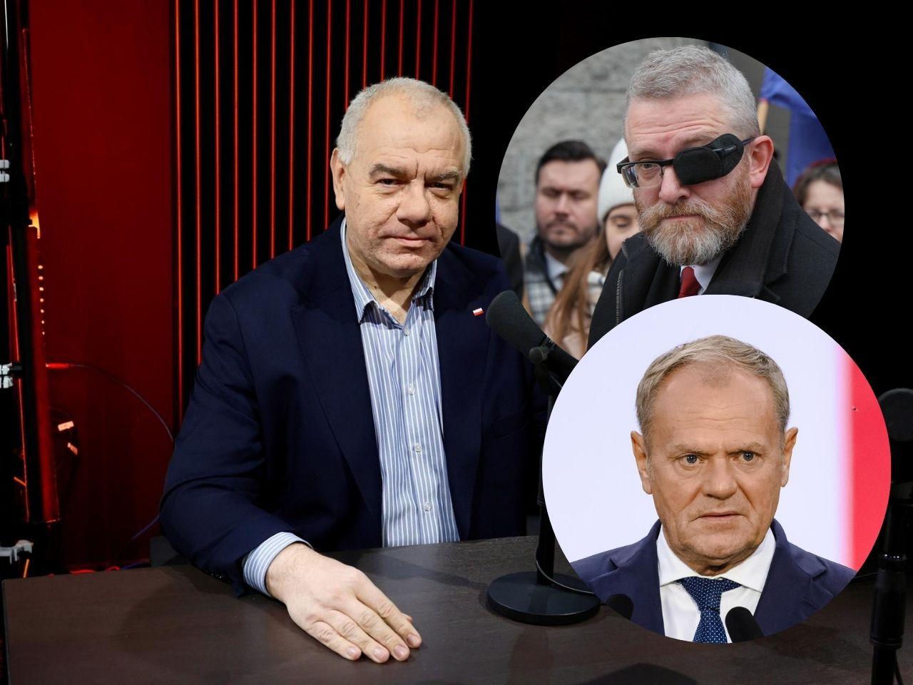 Sasin krótko: "Oczywiście, iż wolę Grzegorza Brauna niż Donalda Tuska"